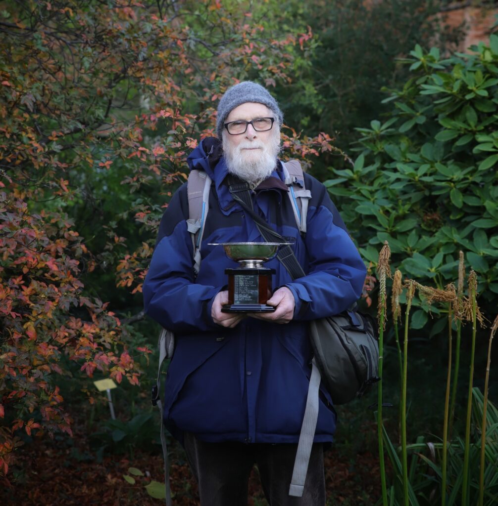 David Chamberlain received the 2024 Bob Saville Award. Photo by Nigel Lawton.